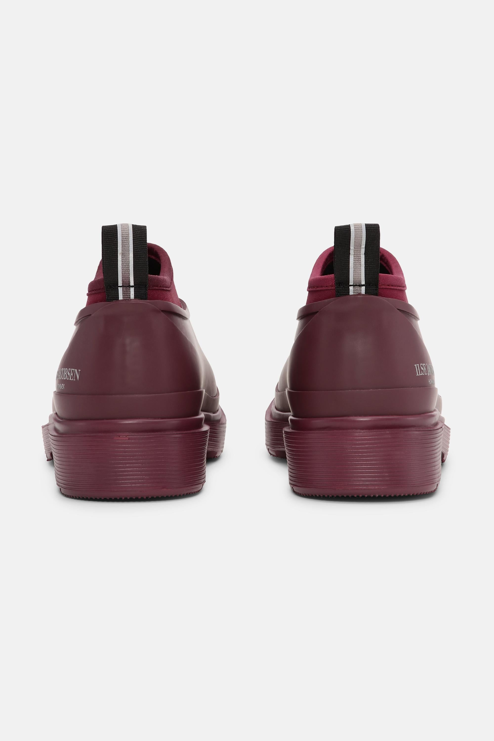 Clog Rainboots Soft-Top - Maroon Banner